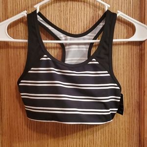 NWT PINK by Victoria Secret sports bra, black, XS